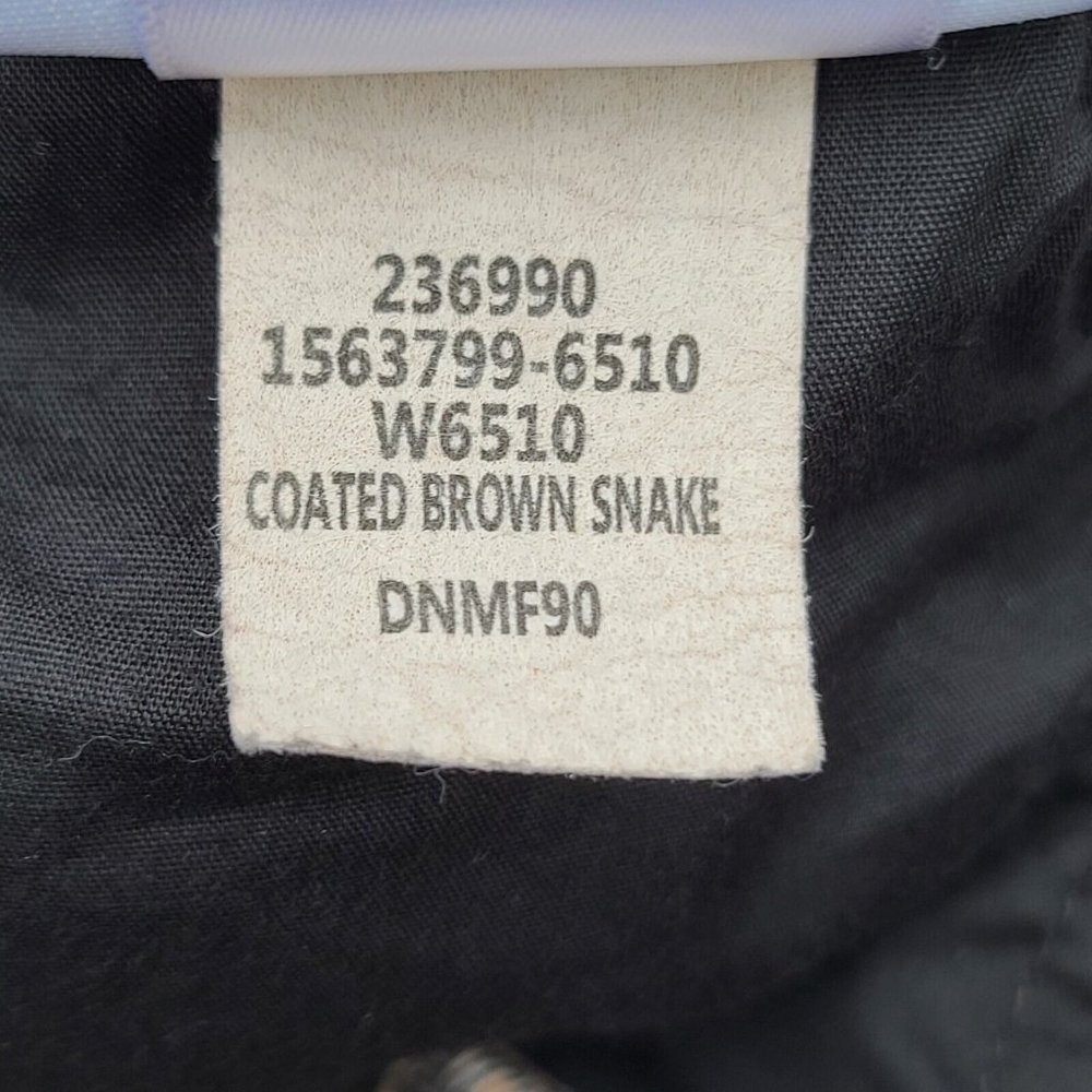 Paige Hoxton Ultra Skinny Coated Brown Snakeskin Jeans Size 27 NWOT - Picture 12 of 12